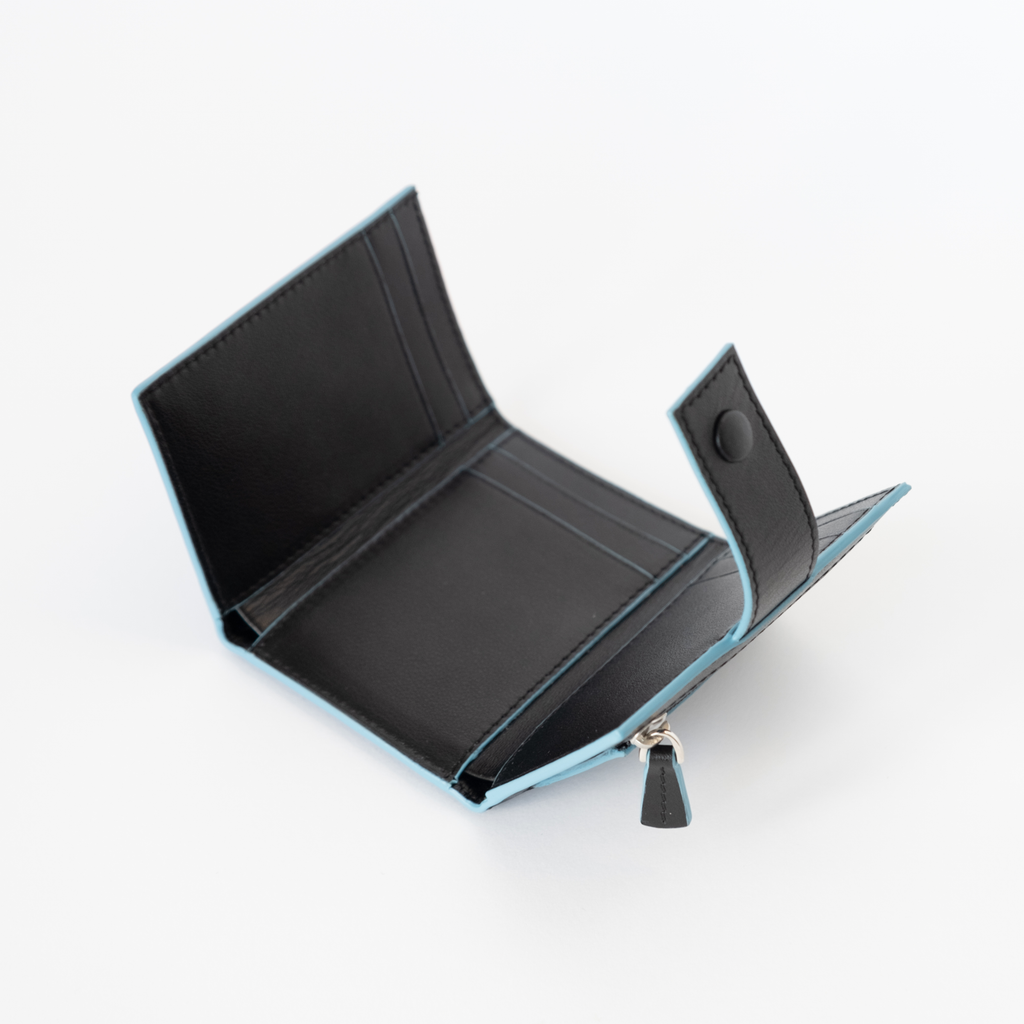 Tri - Fold Wallet - Turquoise