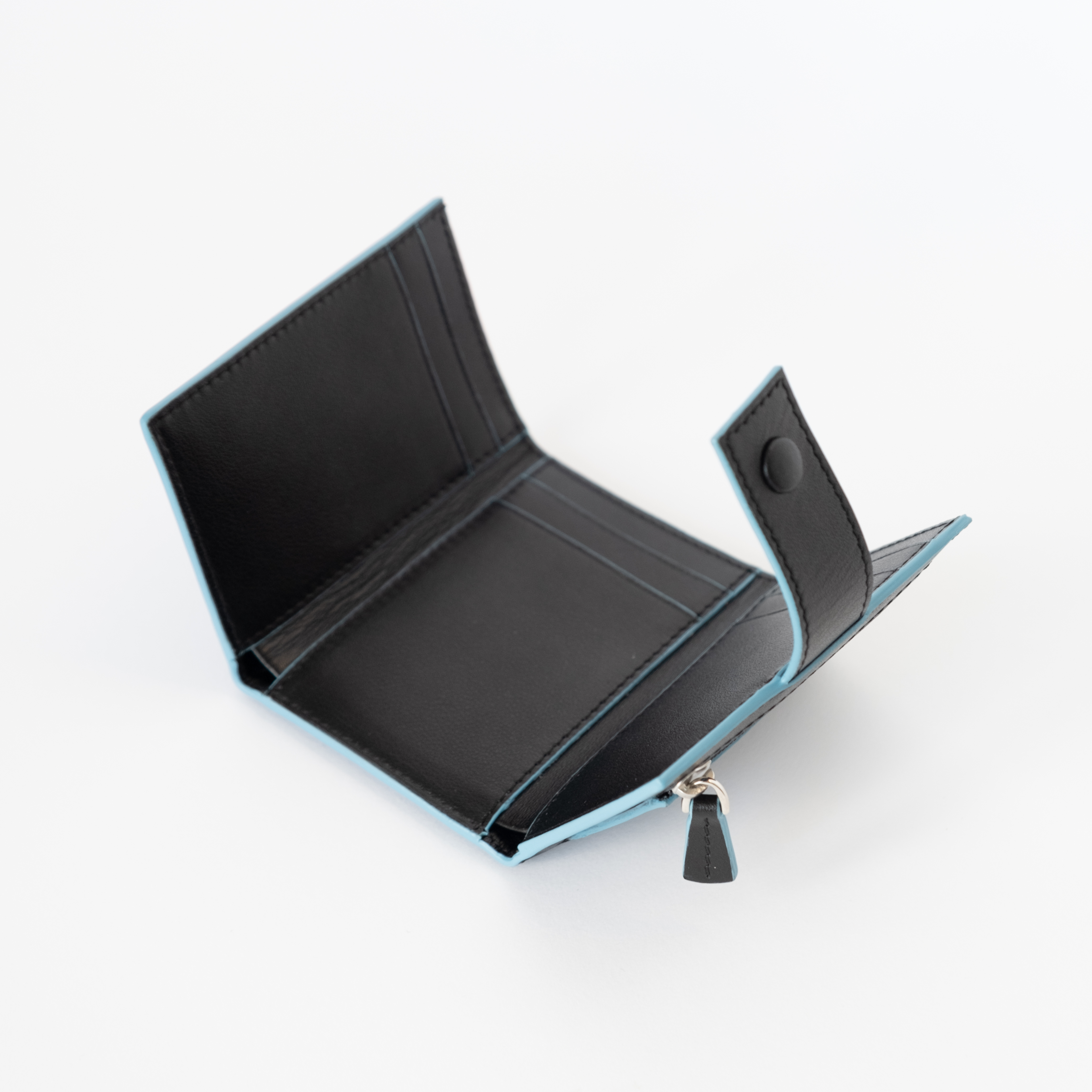Tri - Fold Wallet - Turquoise