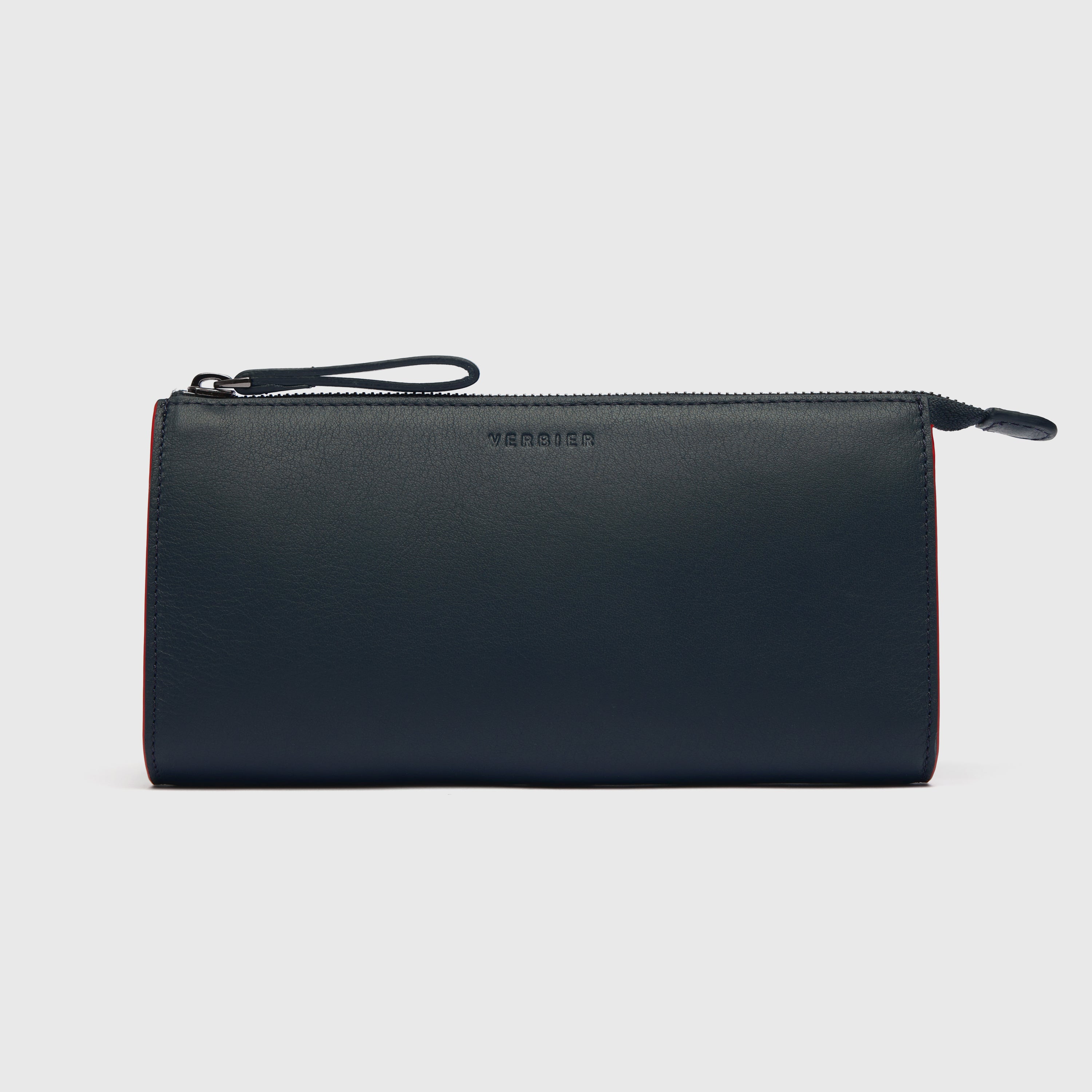Essentials Bag - Navy & Red