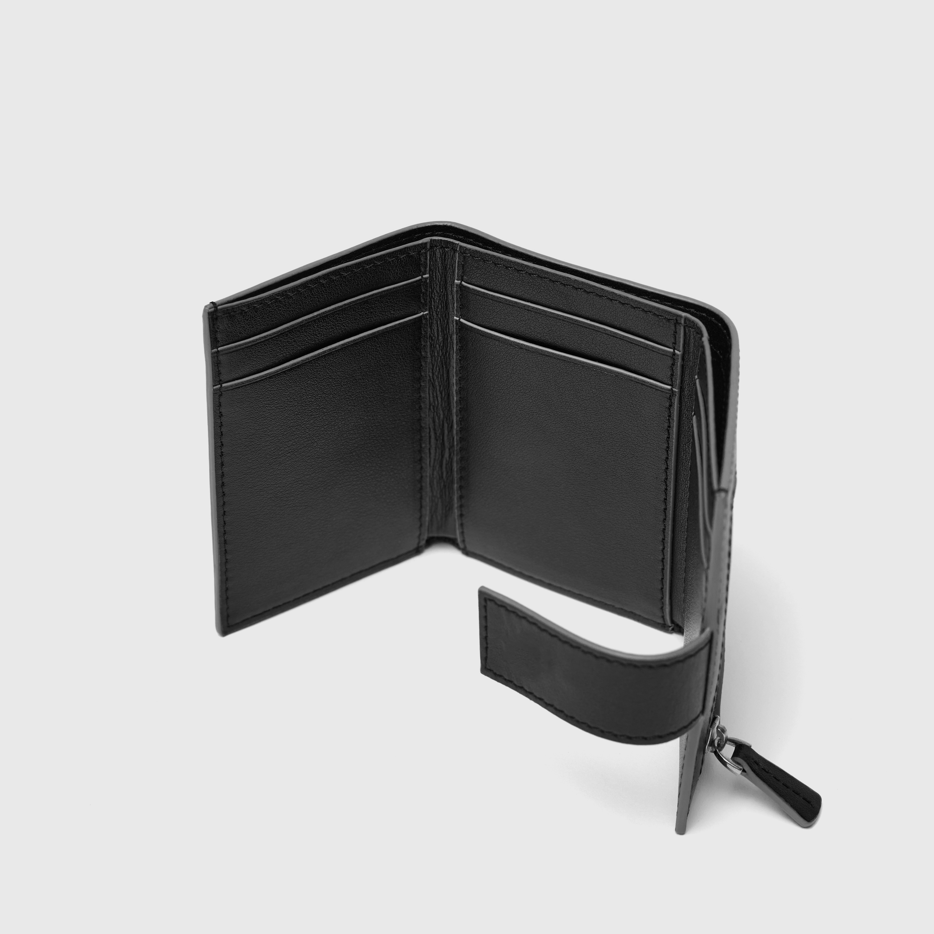 Tri - Fold Wallet - Grey